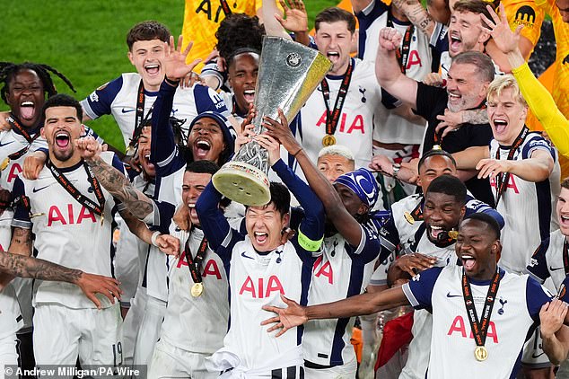 The north London side ended their 17-year wait for a trophy after beating Manchester United