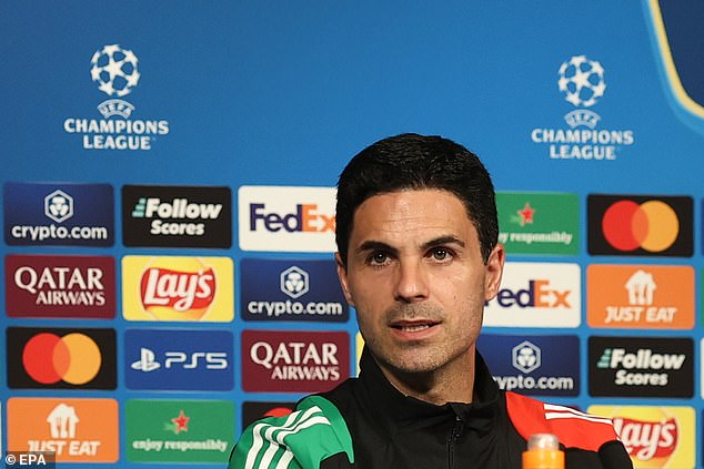Mikel Arteta insisted that winning trophies is all about timing and pointed to old points totals