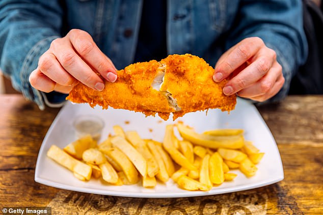 A study in 2019 of fish and chip shops in the South-East found that a significant percentage of meat being sold was 'shark' (file image)