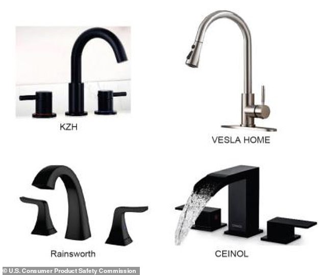 The CPSC found that the brands—CEINOL, KZH, Rainsworth, and VESLA HOME—lacked required safety certifications and may be releasing unsafe levels of lead