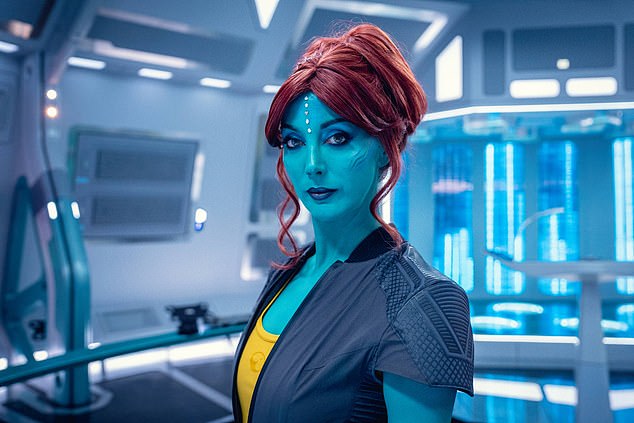 Tuning in: Netflix, whose most popular series include the dystopian sci-fi show Black Mirror (pictured), reported a profit of £2.2bn for the first quarter of 2025