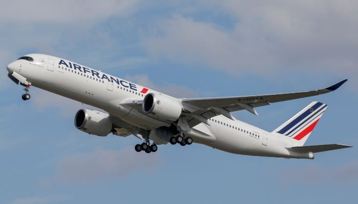 Air Frances Airbus A350 takes off in Colomiers near Toulouse, France, September 27, 2019. — Reuters