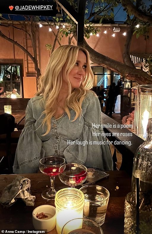 Pitch Perfect star Anna Camp has come out of the closet and confirmed she is in a romantic relationship with another woman