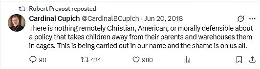 Vance might have even more of a difficult trip the Vatican as the new pope had previous negatively tweeted about the Republican and the Trump Administration