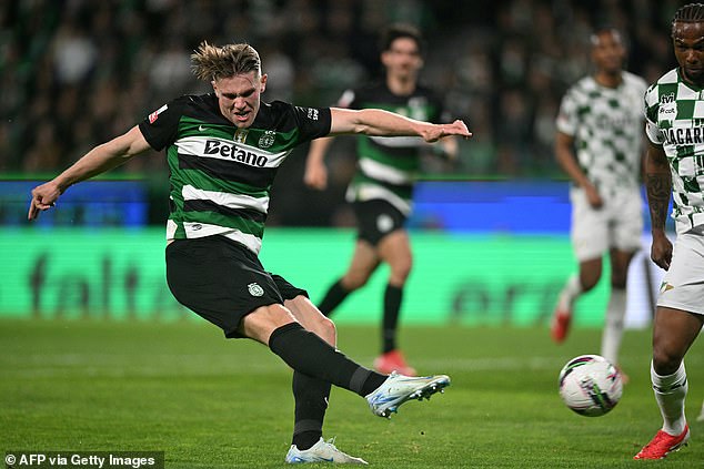 Viktor Gyokeres has scored 38 goals in 32 league games for Sporting Lisbon this campaign