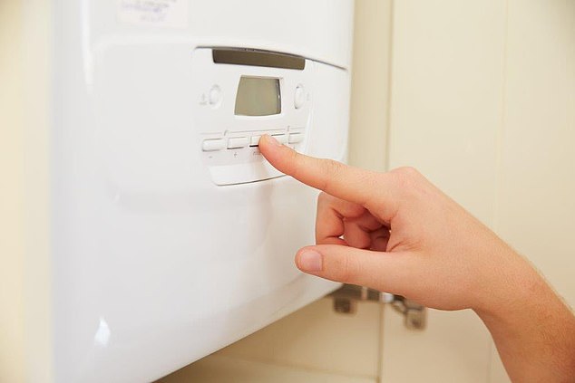 Energy saver: The ‘summer mode’ setting is fitted as standard on modern boilers that provide the hot water and power the central heating to the home