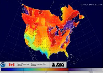 A super solar storm would cause power grid disruptions across the entire US with the eastern seaboard experiencing blackouts