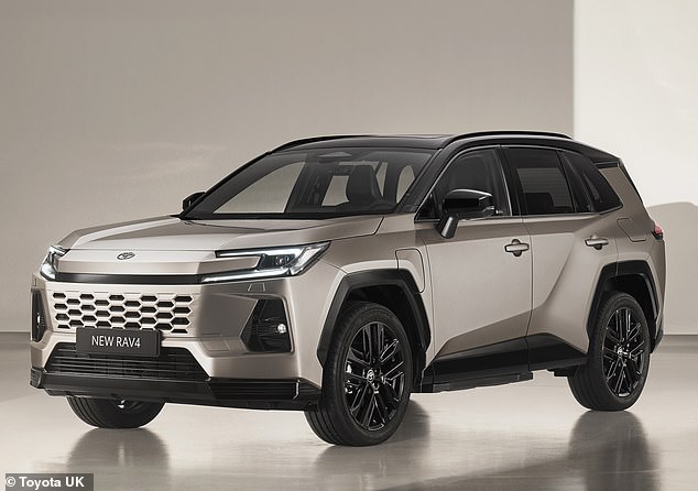 RAV4: Unveiled this week, the sixth-generation is looking to add to the 15m global sales of the popular SUV since 1994 - but Britons are being given limited choice