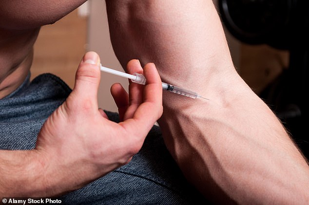 Experts warn that steroid use is on the rise in young men fuelled by social media. Stock image