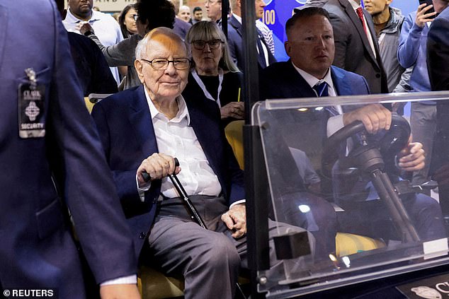 Warren Buffett (pictured left) admitted that he only started to 'become old' when he hit the age of 90 which led to the billionaire finally stepping down from Berkshire Hathaway at 94