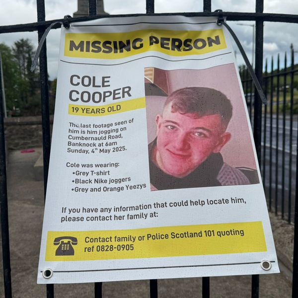 Police are continuing to search for Cole Cooper