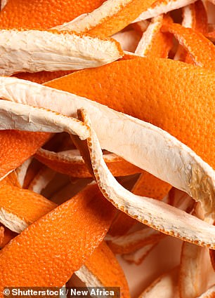 Chinpi is sun-dried mandarin orange peel