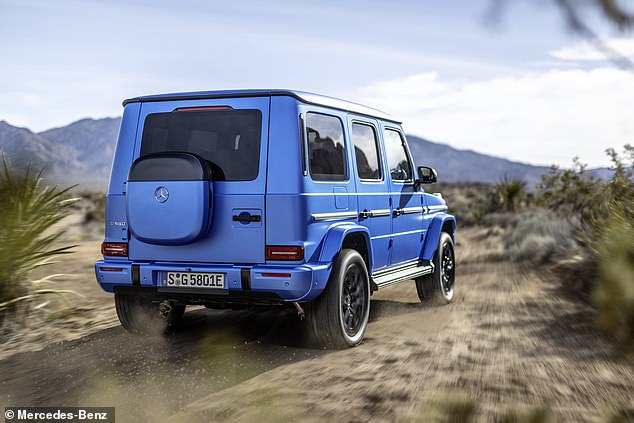 The additional heft of the battery pack also limits the electric G-Class' full-charge battery range, which is a disappointing 292 miles. Mercedes' smaller CLA returns almost 500 miles