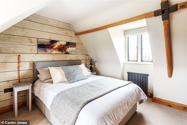 Features: Even the bedrooms have hints of the chapel's architectural prowess