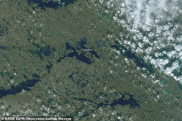 Canada's unique geography means it is home to many islands within lakes within islands, known scientifically as 'recursive lakes'