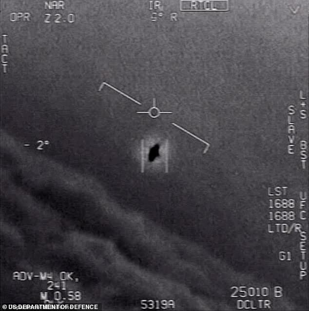The Pentagon declassified and officially released three UFO videos - including the infamous 'Tic Tac' clip - taken by US Navy pilots and confirm the aircraft are 'unidentified'