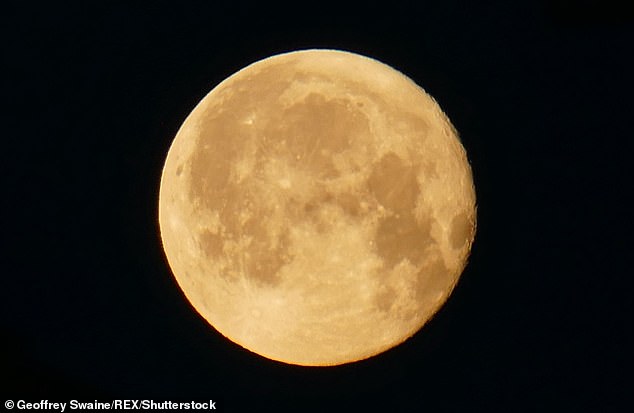 Strawberry Moon is simply the full moon when it appears in June - but this year it will be lower on the horizon than normal. Pictured, the Strawberry Moon in June 2024