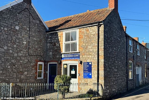 New lease of life: The building is a medical clinic and offices, but has permission to be converted into two, two-bedroom flats