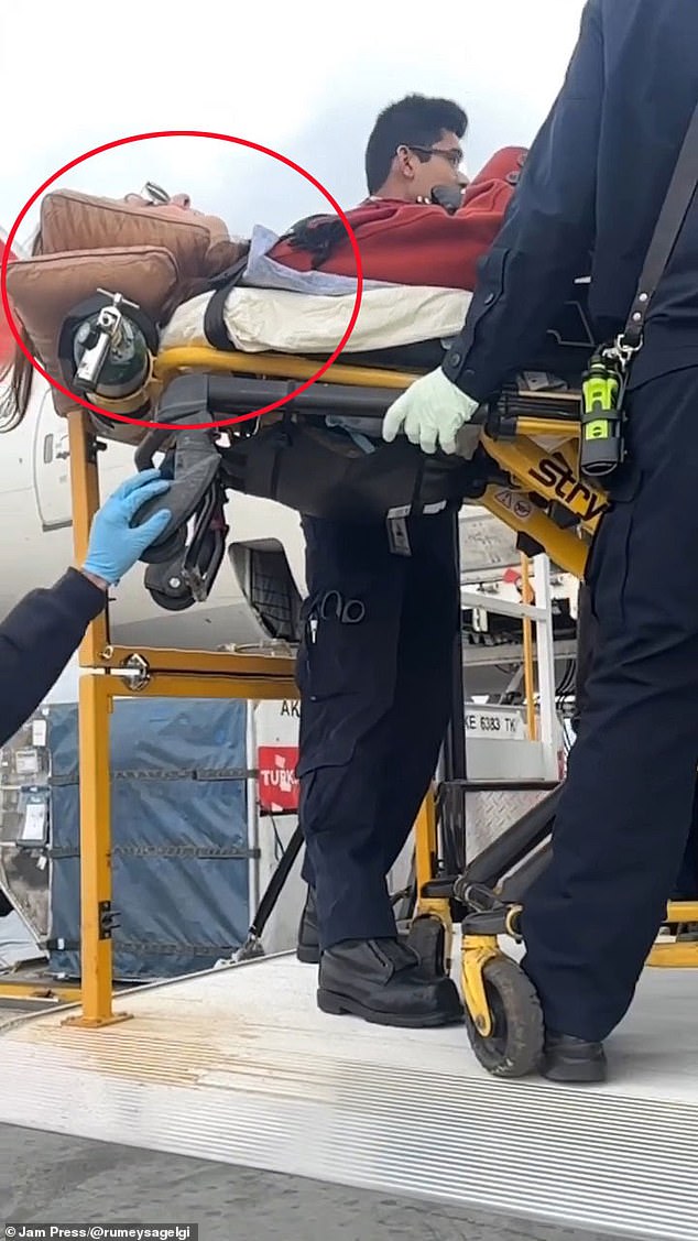 Having spent most of her life being too tall to fit in regular plane seats, she's now able to travel the globe thanks to Turkish Airlines, which tore out six seats aboard one of its aircraft and replaced them with a specially-made stretcher