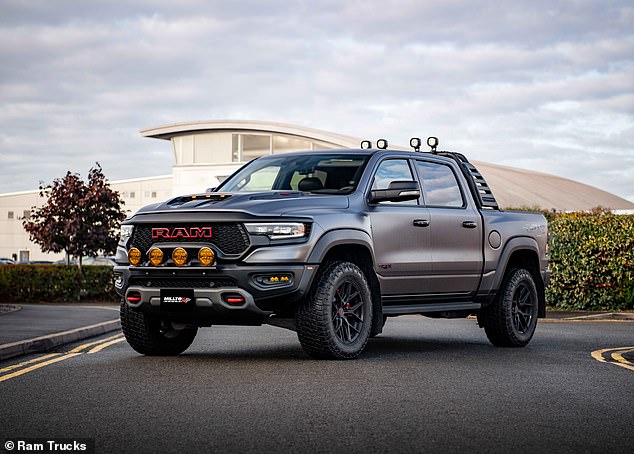 A RAM TRX pick-up truck pictured. These US models are not sold as right-hand-drive UK cars but there are a number of vehicles that have been imported into Britain