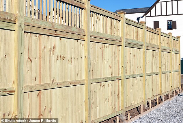 Let's double it: Our reader felt a four foot fence was an insufficient privacy screen, so they replaced it with an eight foot fence without getting planning permission