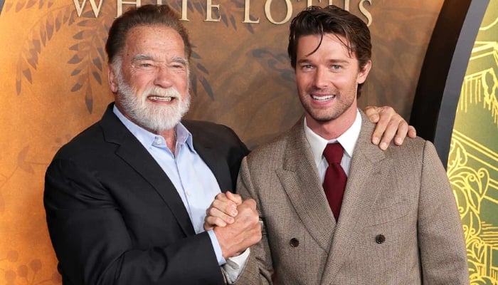 Arnold Schwarzenegger jokes about son Patricks nude scene