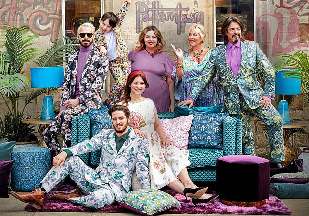 Caring and sharing: Laurence Llewelyn-Bowen and wife Jackie have given away two-thirds of their Cotswolds manor to their two daughters, husbands and four young children