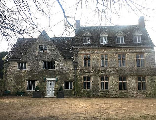 Imposing: The TV star¿s mansion is split in to three homes with two-thirds of the property being given to his sons-in-law