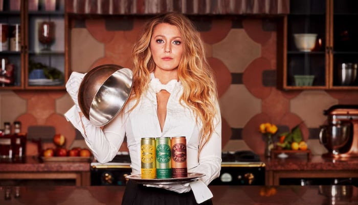 Blake Lively in Betty Booze ad
