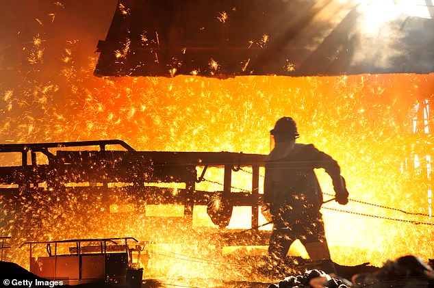 Take note: You cannot make steel without iron, and you cannot make iron without a blast furnace
