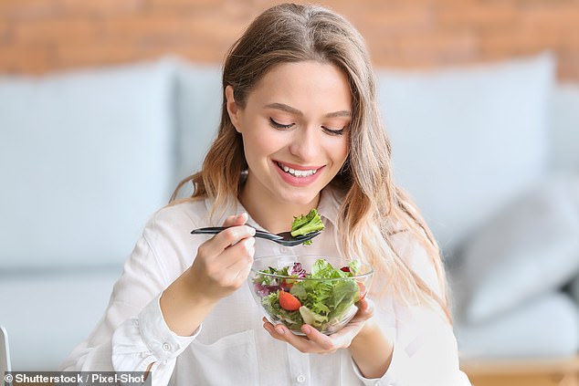 The stereotype of the 'hippie vegan' couldn't be further from the truth as a study shows that those on plant-based diets have a greater hunger for power than meat-eaters (stock image)
