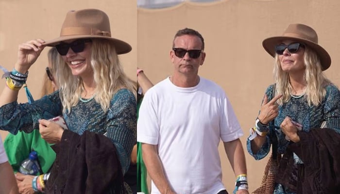 Holly Willoughby enjoys romantic Glasto weekend with her husband Dan Baldwin