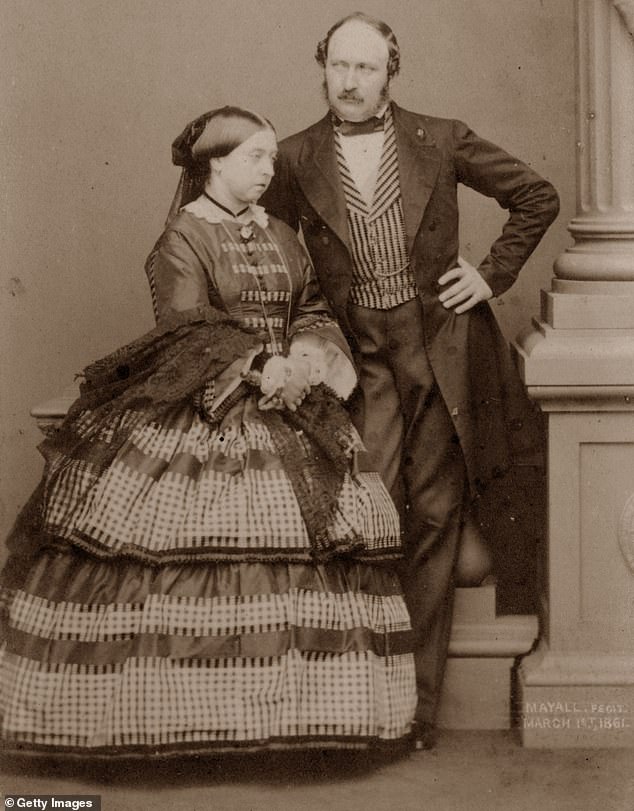 Queen Victoria and Prince Albert pictured together just nine months before his death