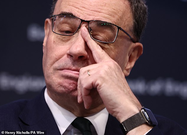Cautious: Bank of England Governor Andrew Bailey has placed a 'severe health warning' on the Office for National Statistics data