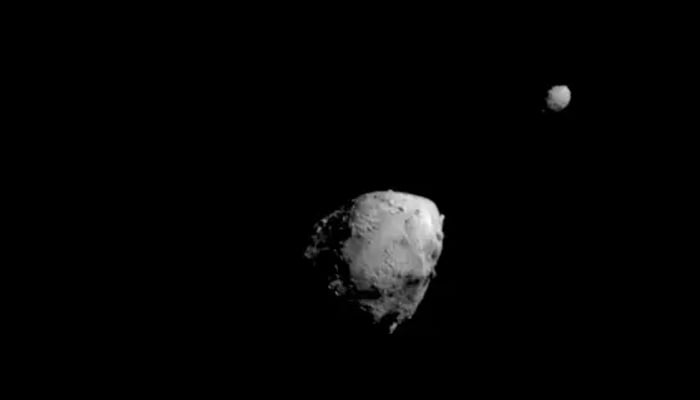 The illustration shows asteroids. — Nasa/File