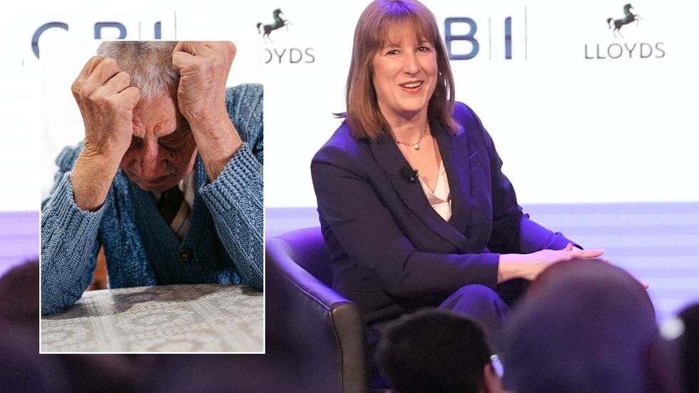 Rachel Reeves and upset pensioner