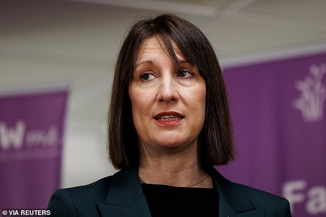 Low growth: The OECD has urged Chancellor Rachel Reeves (pictured) not to loosen the purse strings, cautioning that she only had a 'very thin' amount of wiggle room