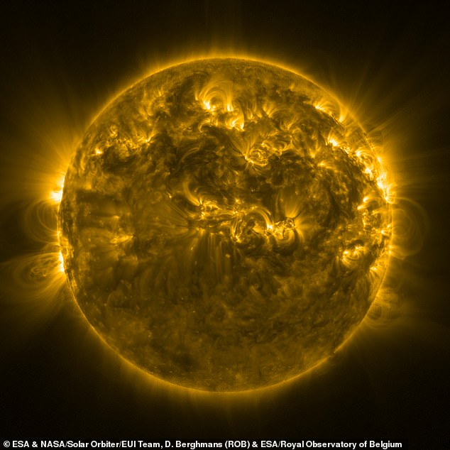 The European Space Agency has captured the first ever image of the sun's south pole, a region normally hidden from all planets and modern satellites in the solar system