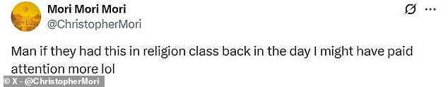 While some people have been outraged, others have praised the videos. One commenter claimed that they might have helped them learn more about religion in school