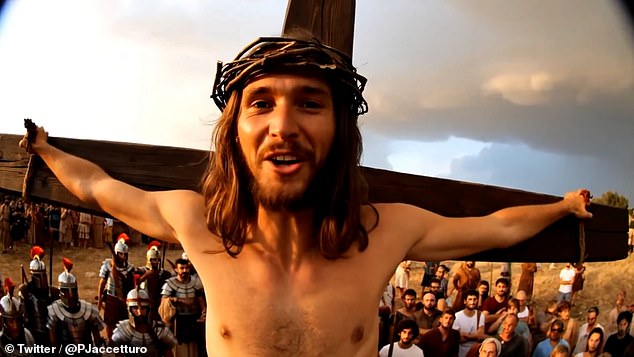 Social media users have re-imagined characters from the Bible including Jesus as AI-generated influencers