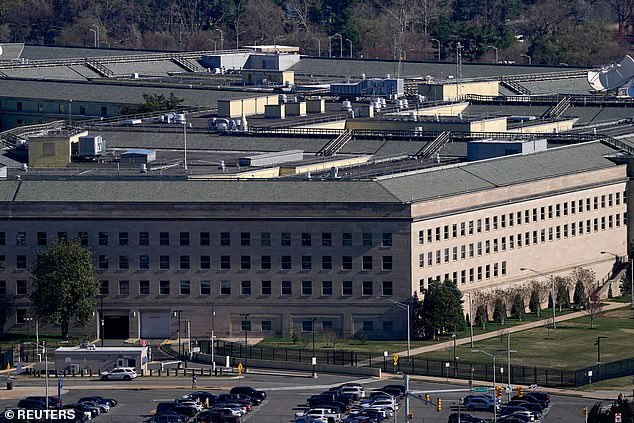 According to the 2024 US Department of Defense (DOD) review, the Pentagon (pictured) conducted a deliberate disinformation campaign during the Cold War era, going so far as to distribute fake photos of flying saucers to residents.