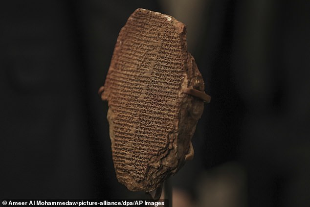 The researchers say that the Hymn to Babylon would have circulated at the same time as the Epic of Gilgamesh, the oldest long poem in recorded history (pictured)