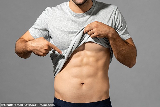 Until now, there have been few studies focusing on the perfect male body (stock image)