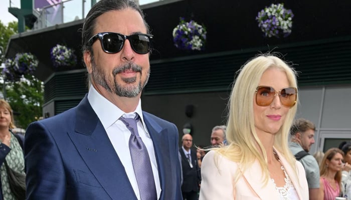 Dave Grohl, Jordyn Blum at  2025 Wimbledon Tennis Championships, London