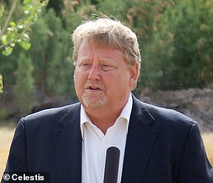 After the capsule completed two orbits around Earth 'an anomaly occurred' and the vessel was lost after re-entry, according to Celestis co-founder and CEO Charles M. Chafer (pictured)