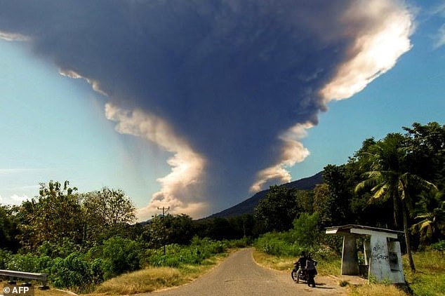 Mount Lewotobi Laki-Laki erupted on Monday at 11:05 am local time (03:05 GMT), Indonesia's volcanology agency said in a statement