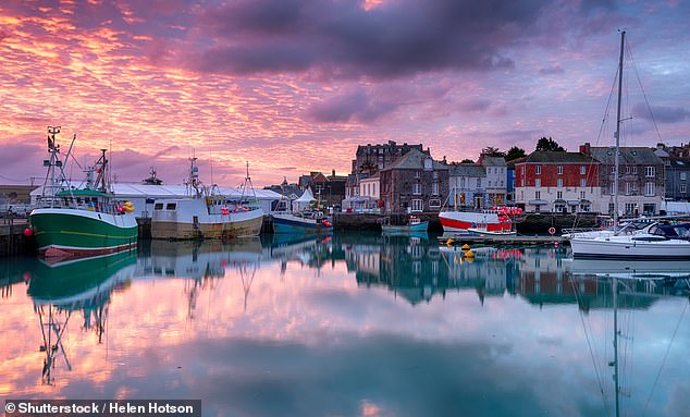 Cornwall's town, civil parish and fishing port of Padstow came in third place