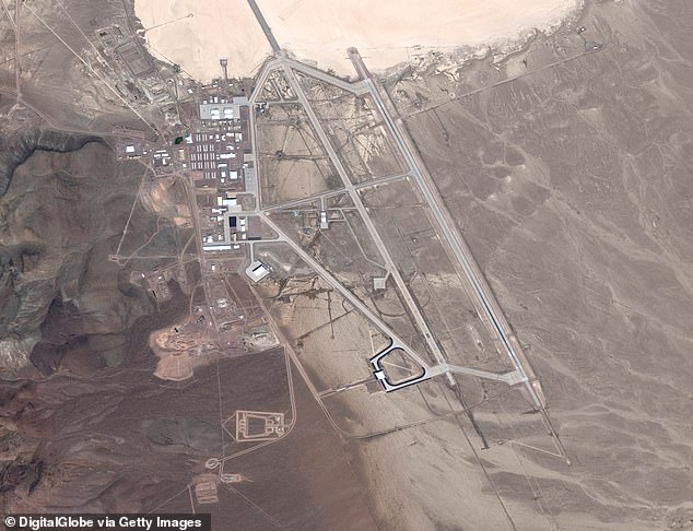 Area 51, an area of more than 2.9 million acres, is located next to the Nevada Test Site, where US nuclear weapons were tested from the 1950s to the 1990s
