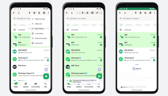 This screenshot shows the upcoming WhatsApp feature. — WABetaInfo