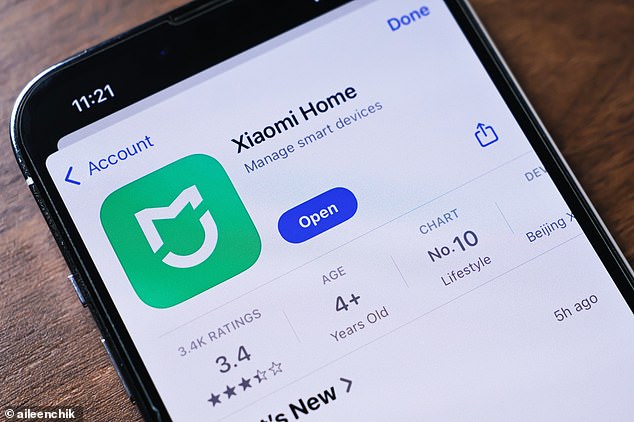 Overall, Xiaomi asked for a total of 91 permissions - more than any other app in the study - five of which described as 'risky'